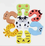 2/5 Stück Baby-Sicherheits-Türstopper, Anti-Klemm-Hand, Cartoon-Tier-Türblock, dick, Kinderschutz, Schloss, Fingerschutz