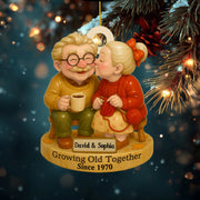 Custom Wooden Ornament for Couples