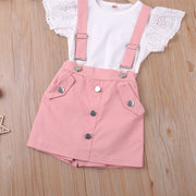 Prinzessinnen-Mode-Shorts-Set für Mädchen
