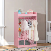 Kids Dress-Up Closet with Mirror