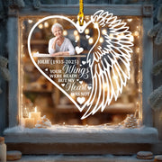 Personalized Memorial Acrylic Ornament –