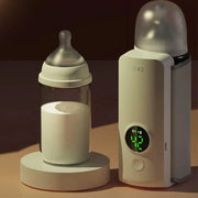 Portable Rechargeable Cordless Bottle Warmer with Digital Temperature Control