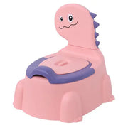 Dinosaur Potty Training Seat for Toddlers - High Back Support, Removable Pot, Anti-Skid Base