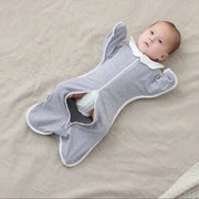 Newborn Cotton Swaddle Sleeping Bag – Raised-Hand Anti-Startle Sleepsack