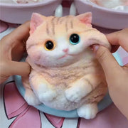 Kawaii Cat Squishy Toy – Soft Silicone Stress Relief Fidget