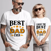 T-Shirts mit dem Aufdruck „Ich habe den besten Papa“