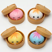 Dumpling Bubble Squeeze Fidget Toy – Colorful Sensory Squishy
