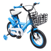 12-Zoll-Fahrrad für Jungen und Mädchen, Kinderfahrrad unisex, geeignet für Körpergröße 85-105 cm, für Kinder von 2-4 Jahren mit Sicherheitshilfsrädern und einem Korb