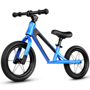 12-Zoll-Laufrad für Kinder im Alter von 2-6 Jahren, leichtes Trainingsrad ohne Pedale mit durchstichsicheren PU-Reifen und Magnesiumlegierungsrahmen (Lila/Rosa/Blau)