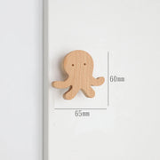 Animal Beech Wood Furniture Knobs – Cute Wooden Cabinet Drawer Pulls for Kids’ Rooms & Nurseries