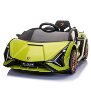12V Licensed Lamborghini Sian Electric Kids Ride-On Car – Scissor Doors, Remote Control, LED Lights & Music for Ages 3–6