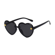 Stylische herzförmige Sonnenbrille für Mädchen