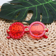 Sommersonnenbrille mit rundem Rahmen für Kinder