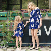 Vestidos a Juego para Mamá e Hija – Mini Vestido con Estampado Floral