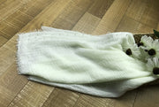 Manta para Recién Nacido Envoltorios para Bebé con Abalorios Blancos