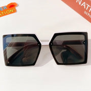 Stilvolle geometrische Sonnenbrille für Mädchen