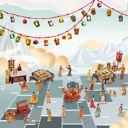 3D-Metallpuzzle | Datang Straßenszenen-Set | Innovatives Spielzeug für Kinder