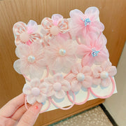 Bezauberndes Set elastischer Haarbänder für Babys