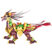 3D-Metallpuzzle | Glückverheißender Kirin | Lernspielzeug