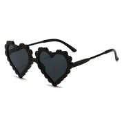 Stilvolle und schützende herzförmige Sonnenbrille für Mädchen
