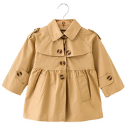 Single Breasted Trench Coat with Pockets