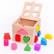 Shape Classifying Wooden Cube