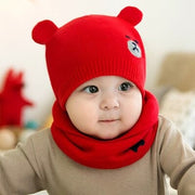 Set de Gorro y Bufanda de Lana para Bebé