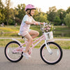 18-Inch Kids Bike – Training Wheels, Front Basket & Dual Brake for Ages 4–8