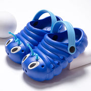 Tênis Crocs de Lagarta Fofa para Bebês e Crianças