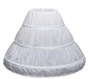 Rok Petticoat Anak Model A-Line 3 Hoop Panjang
