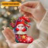 Ornement personnalisé pour le tout premier Noël de bébé – Souvenir chaussette en acrylique avec photo personnalisée, adorable décoration pour sapin de Noël nouveau-né 2025