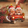 Personalisiertes Holzornament „Wenn wir alt sind“ – Individuelle Weihnachtsdekoration für alte Paare | Lustiges romantisches Geschenk für Sie und Ihn