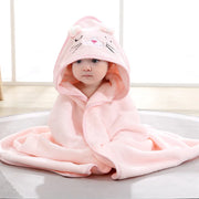 Babyhandtuch mit Kapuze und Cartoon-Tiermotiv – kuscheliges Bade-Essential