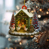 Personalized Chicken Farm Christmas Ornament
