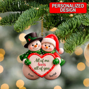 Personalized Couple Acrylic Ornament