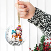 Personalized Grandma & Grandkids Acrylic Ornament – Love You to the Moon and Back 