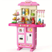 Play Kitchen Girls Toy Pretend Food 