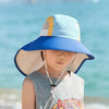 Kids Neck Flap Sun Hat – Wide-Brim UV Protection Bucket Hat