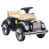 Mercedes-Benz 300S lizenziertes Kinder-Fußauto, Tretauto mit Anti-Kipp-Mechanismus und Stauraum unter dem Sitz (Schwarz)
