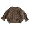 Kids Knit Cardigan – Long-Sleeve Button Sweater