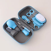 8Pcs Baby Care Tools Set with Portable Storage Bag – Toothbrush, Comb, Nasal Aspirator, Medicine Dispenser & More