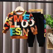 Spring/Autumn Baby Outfit: Casual T-Shirt & Pants Set
