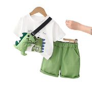 Sommer Lässiges Dinosaurier Baby Jungen Outfit Set