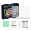 Rechargeable LED Drawing Board – Acrylic Message Board with Timer & Stand