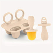 Baby Silicone Mold Set, Teething Teether, Perfect for Freezing Breast Milk, Formula & Smoothies – Essential Baby Feeding Accessory