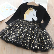 Einhorn-Prinzessinnenkleid – Kleider für Kleinkinder (3–7 Jahre)