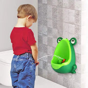 Kids Potty Training Urinal Frog Design - Wall-Mounted, Removable Bowl for Easy Cleaning