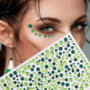 3D Face Gem Stickers – Temporary Rhinestone Looks & Creative Styling