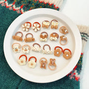 20 Stück süße Cartoon-Haarbänder – Kinder-Accessoires