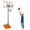 Kids Basketball Hoop – Adjustable 5.6–7ft, Portable with Wheels for Indoor & Outdoor Play